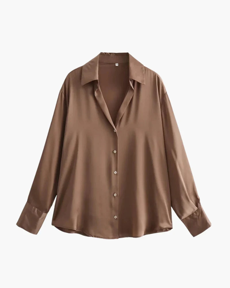 Montvier Éclat Satin Blouse