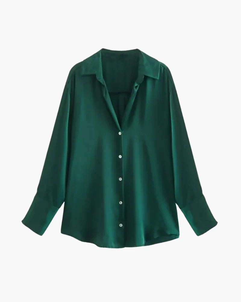 Montvier Éclat Satin Blouse